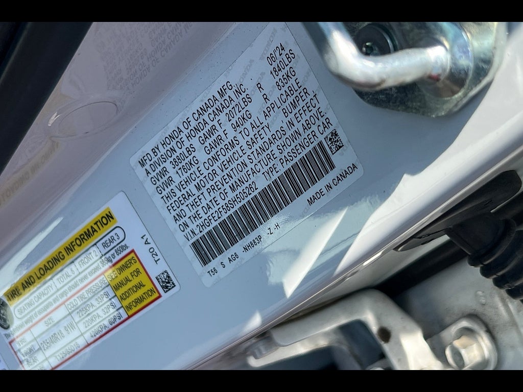 2025 Honda Civic Sedan Sport