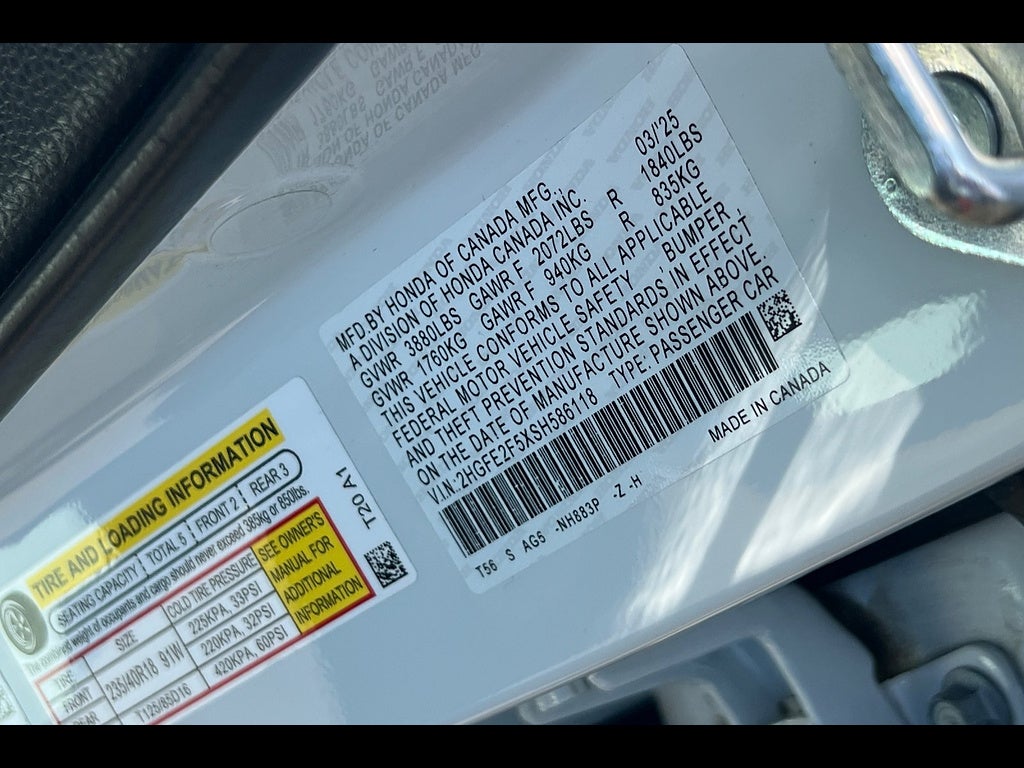 2025 Honda Civic Sedan Sport