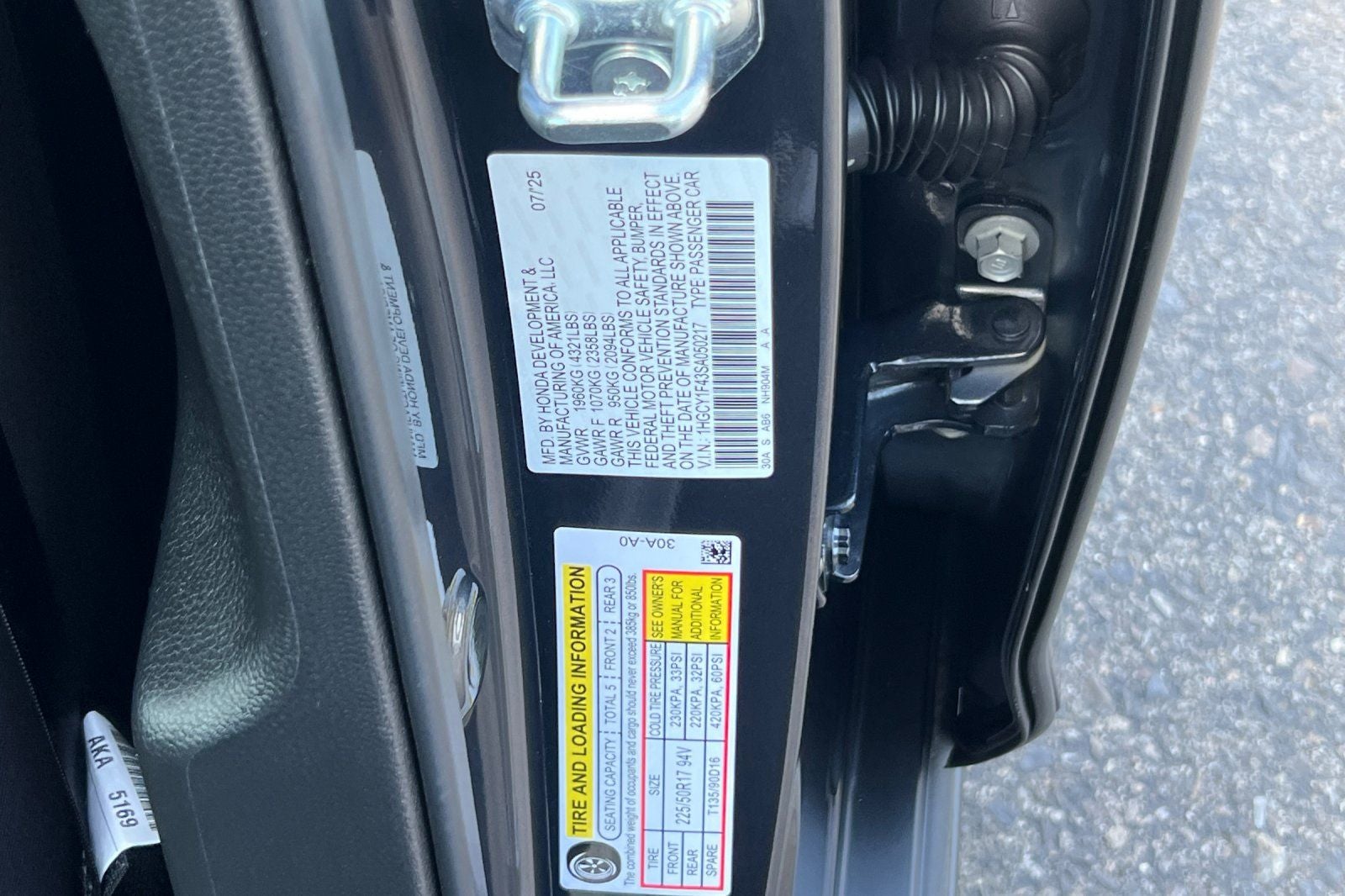 2025 Honda Accord SE