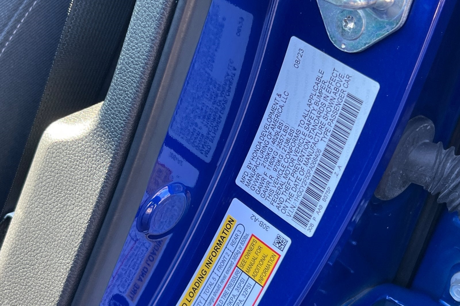 2023 Honda Accord Hybrid Sport w/o BSI