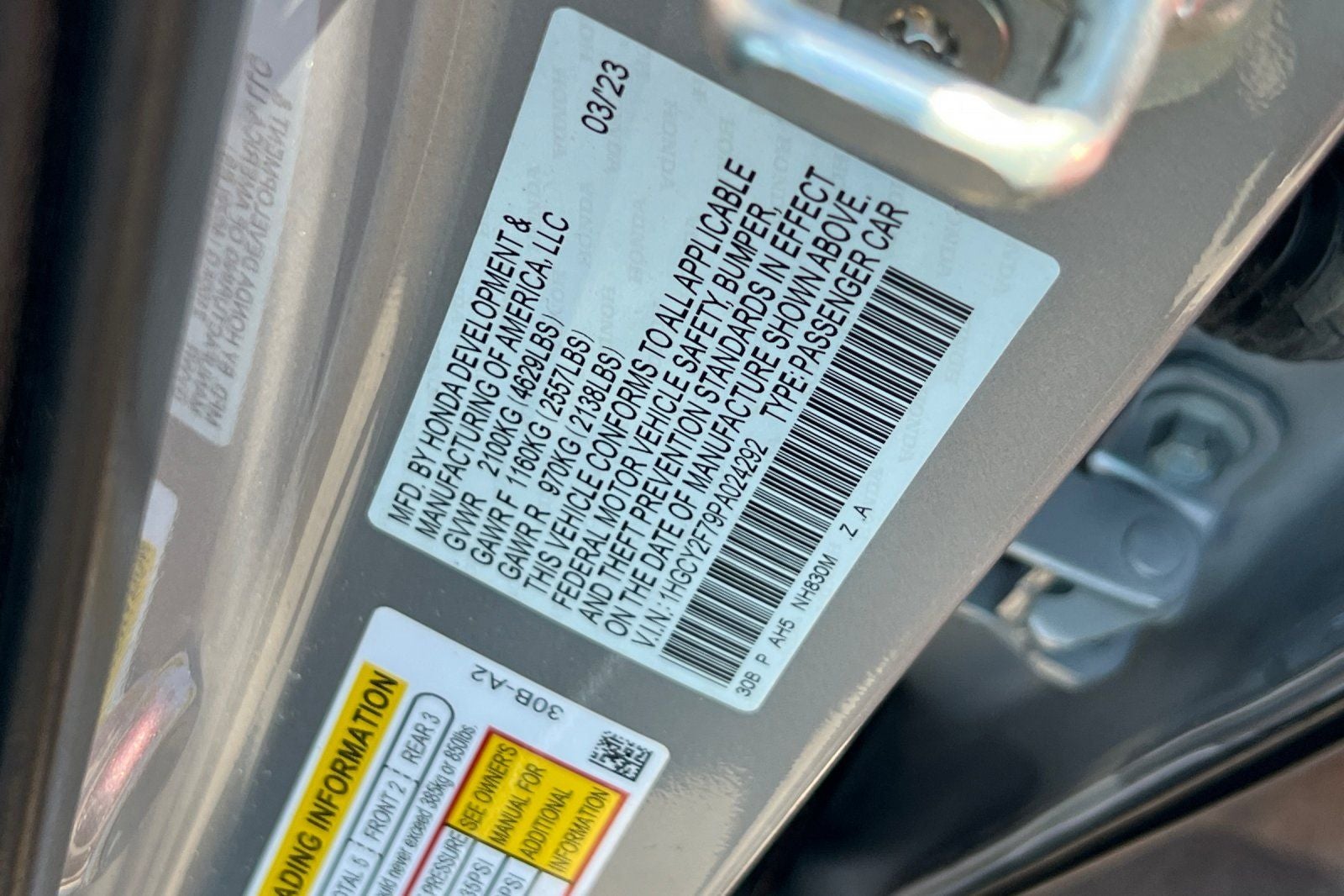 2023 Honda Accord Hybrid Sport-L