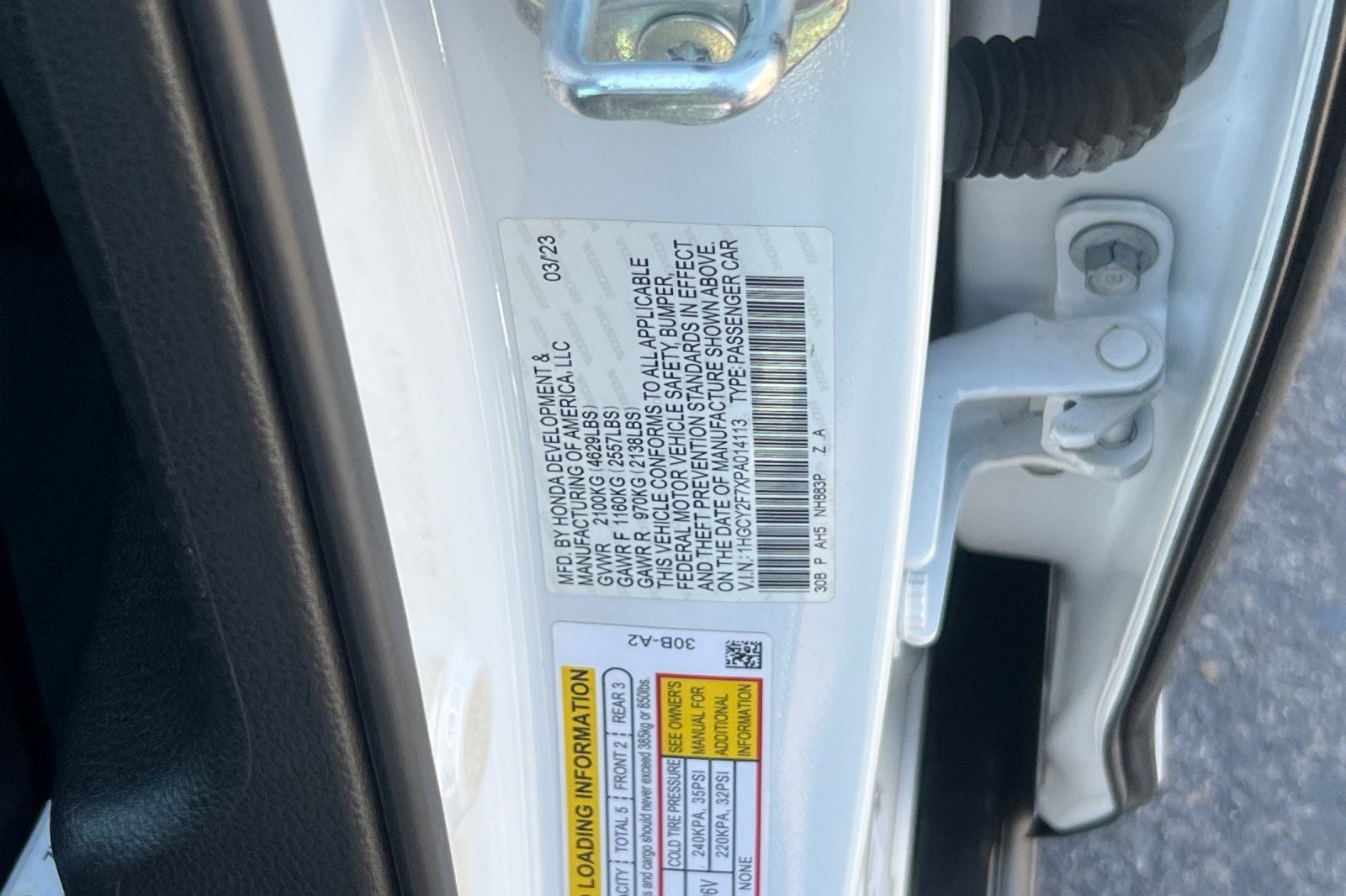 2023 Honda Accord Hybrid Sport-L