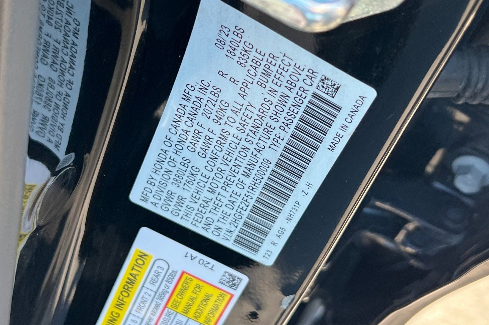 2024 Honda Civic Sport
