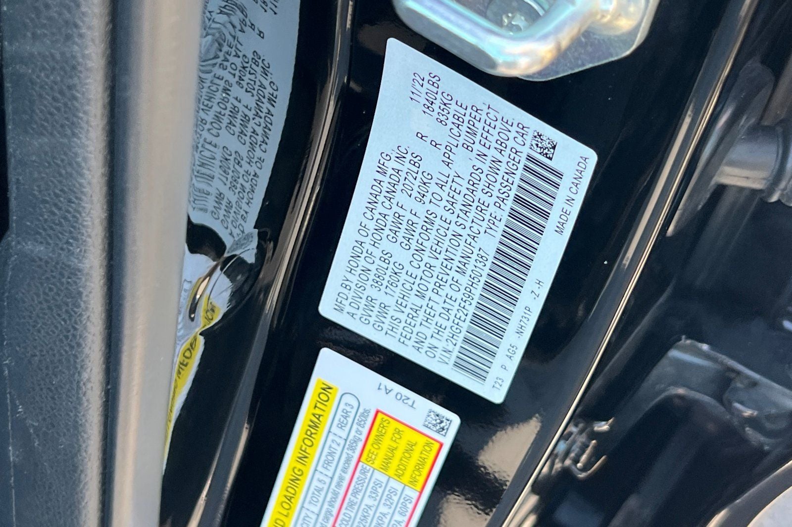 2023 Honda Civic Sport