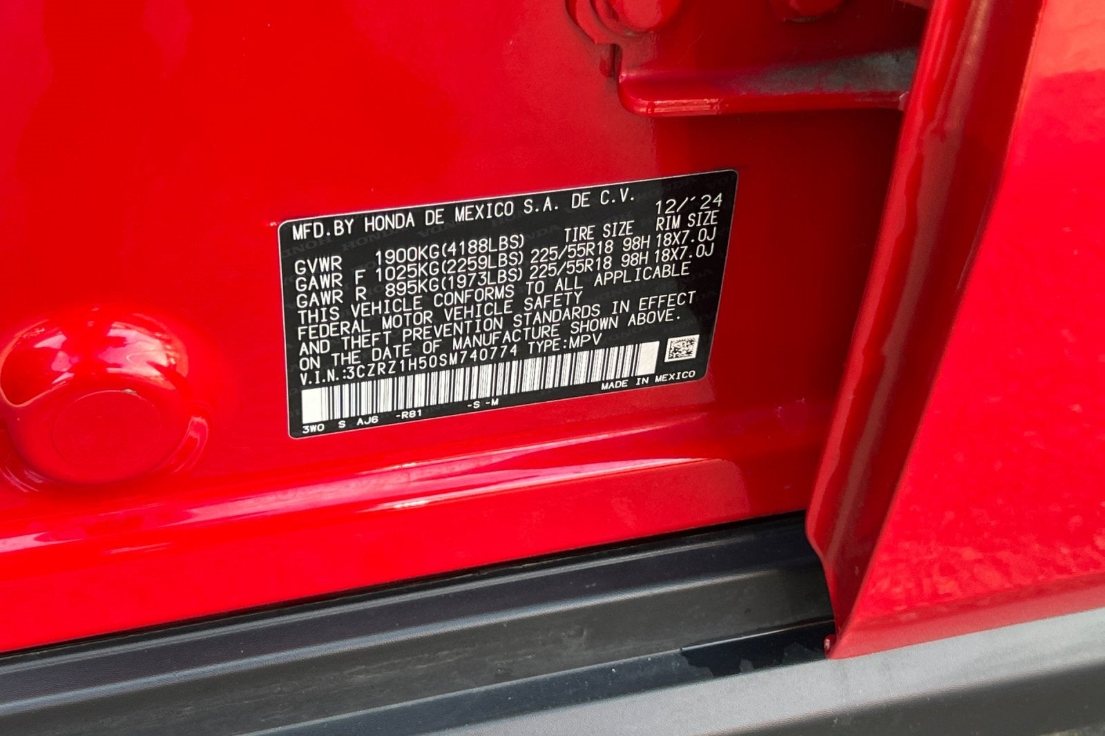 2025 Honda HR-V Sport