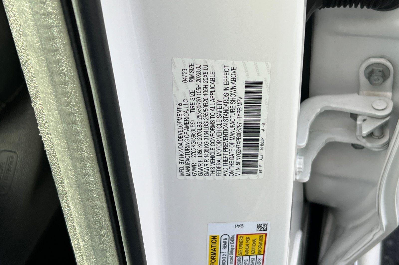 2023 Honda Pilot Touring