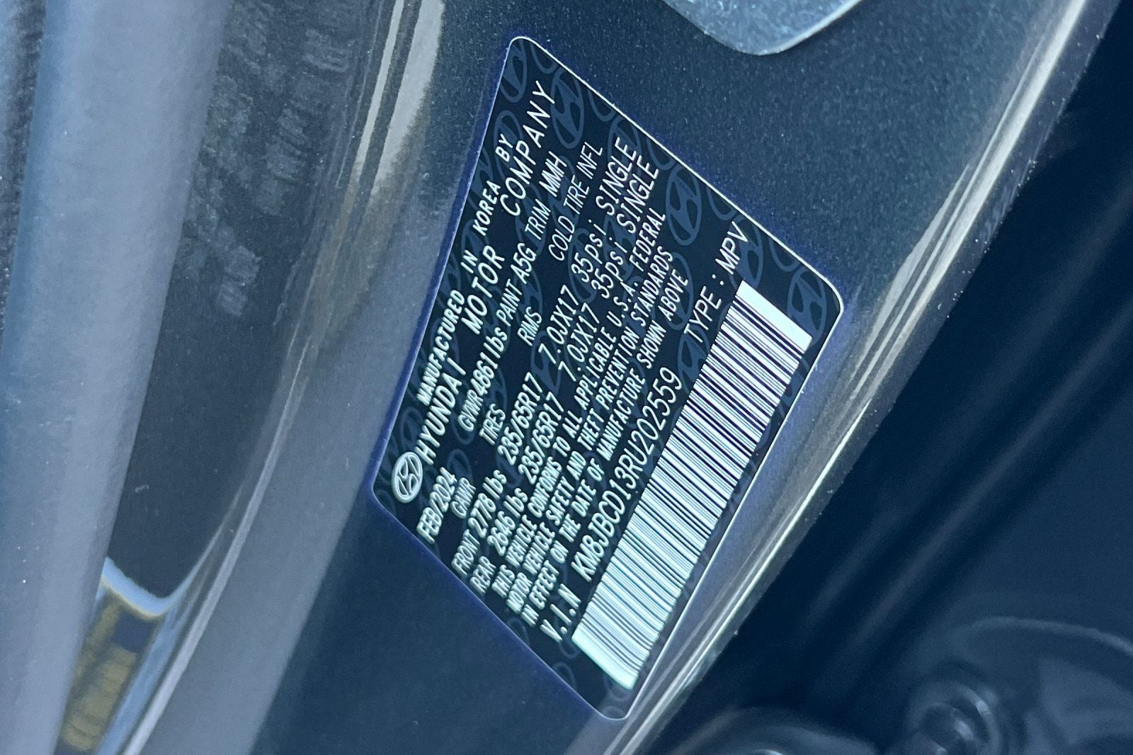 2024 Hyundai Tucson Hybrid Blue